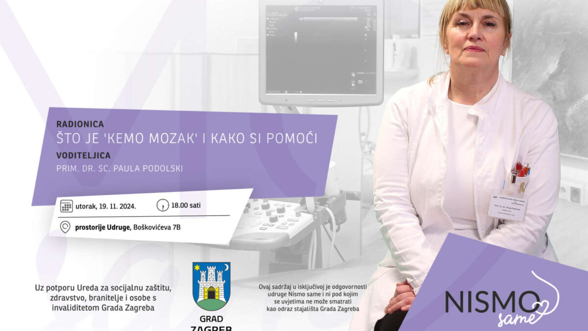 Radionica: što je ‘kemo mozak’ i kako si pomoći