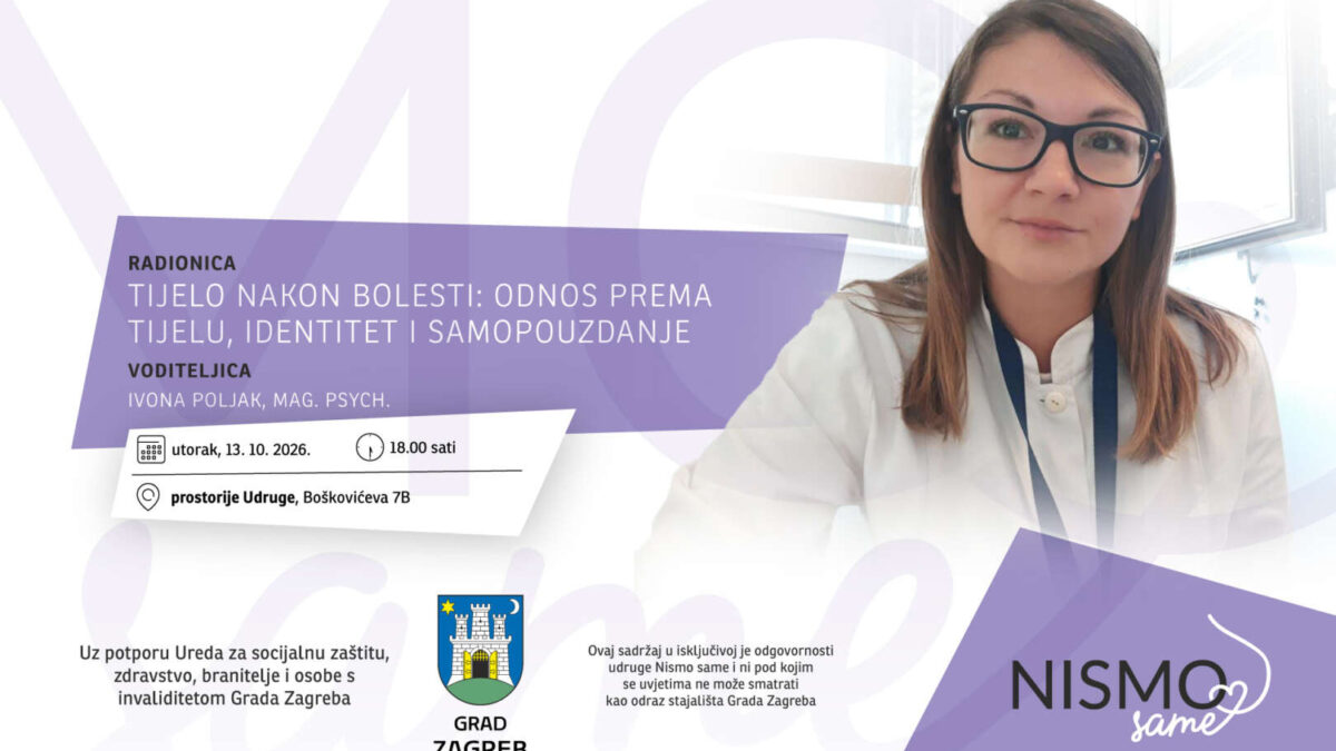 Prijavite se na radionicu sa psihologinjom Ivonom Poljak